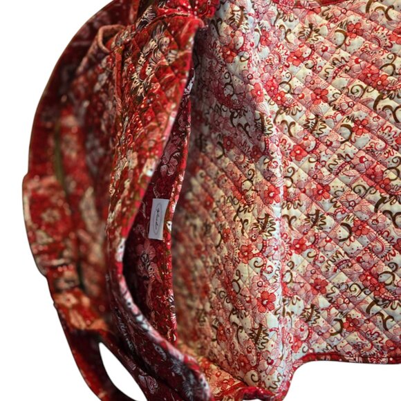 Stephanie Dawn Large Quilted Shoulder Bag Tote lots of pockets EUC - Picture 8 of 9